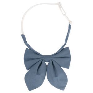 Sparkly Bowties Solid Color Neck Tie Adjustable Pre-Tied Bow Ties Grey Blue